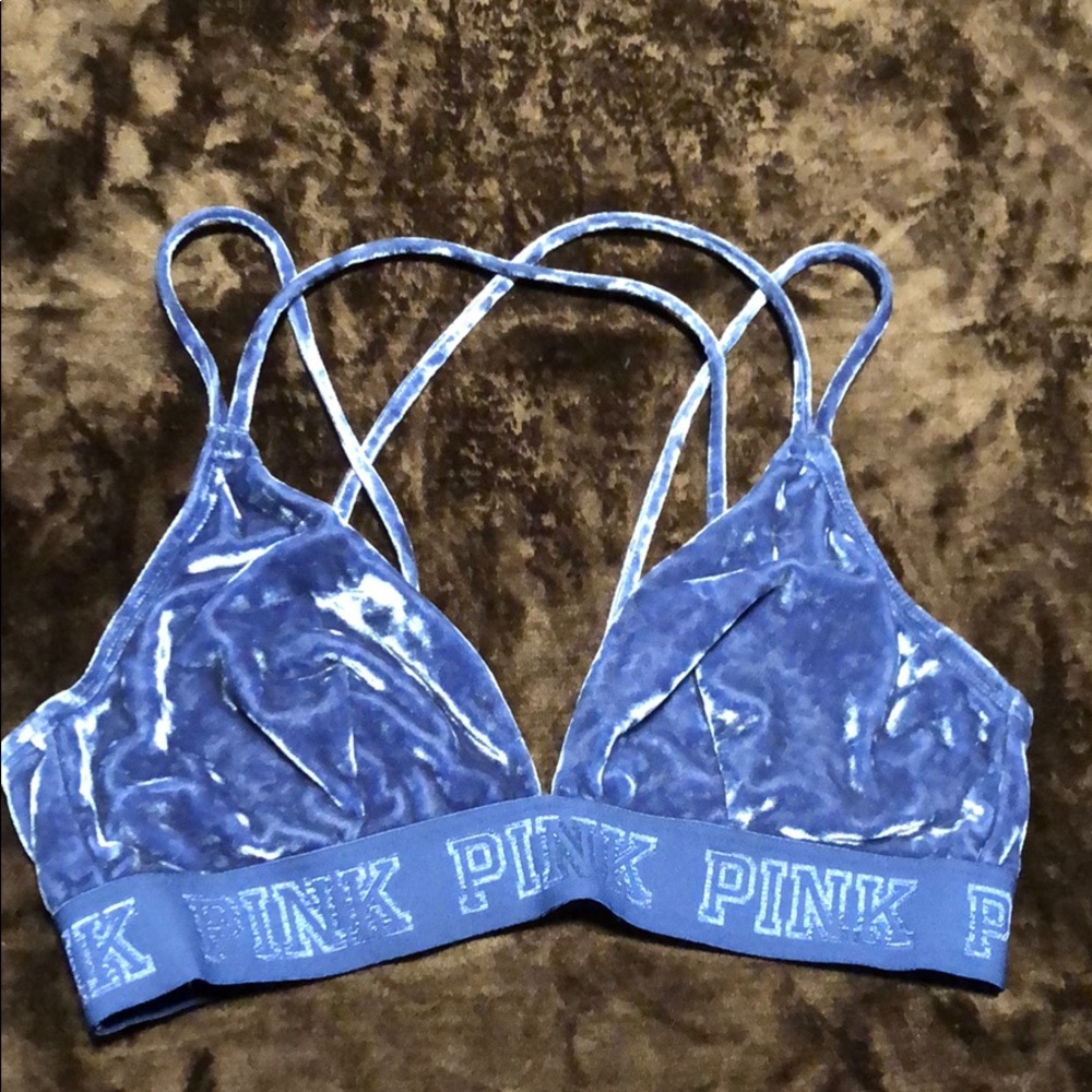 PINK Velvet Bralette